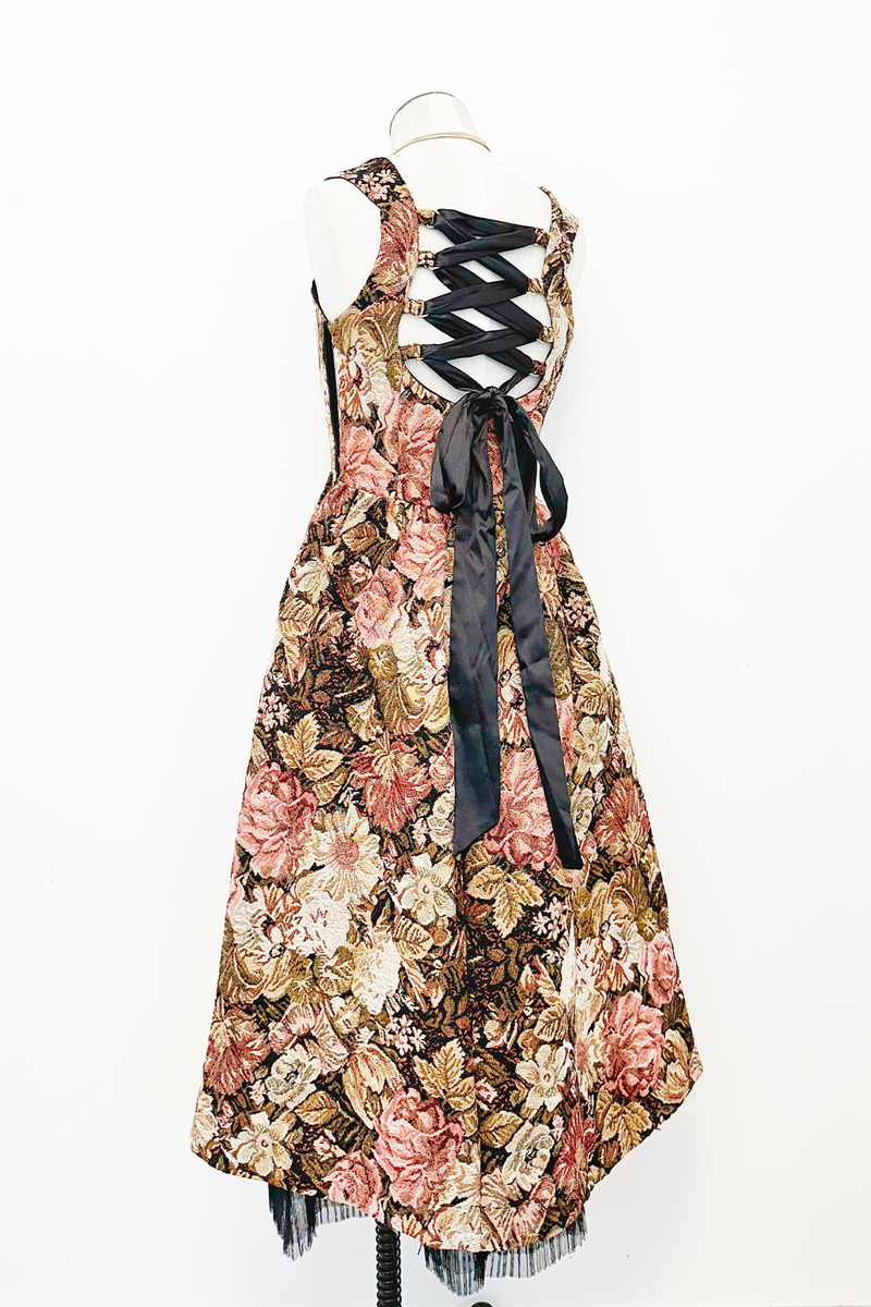 Brocade Corset Maxi Dress – House of Lucky