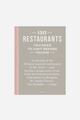 150 Restaurants You Need To Visit