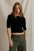 Amelia Ribbed Crew Neck