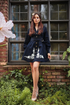 Floral Embroidered Mini Dress