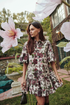 Alayne Ruffle Shirt Dress