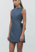 Polka Dot Jaquard Mini Dress