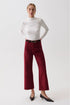 Penny HR Wide Leg Crop Cord Jean