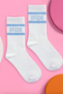 Something Blue BRIDE Socks