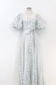 Bluebells Puff Sleeve Midi Dress