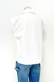 Carrie Silver Dome Button Down Top