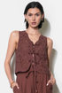 Faye Tie Front Vest