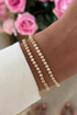 2.5mm Round Bezel Tennis Bracelet