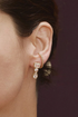 Julia Sapphire Earring-Gold
