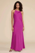 Aurora Cowl Halter Maxi Dress