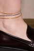 Fiona Anklet-Silver