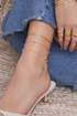 Heirloom Heart Anklet