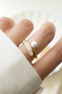 Pearl Baguette Ring