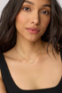 Elisa Necklace - Gold Orange Citrine Quartz