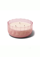 12 oz Ribbed Glass Candle