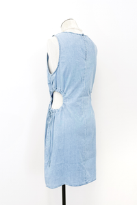 Energize Ruch Side Cutouts Mini Dress