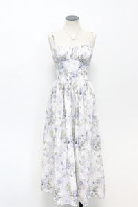 Floral Corset Midi Dress