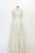 Gathered Floral Midi Dress