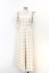 Helena Gingham Shoulder Tie Jumpsuit