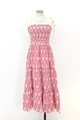 Gingham Smocked Midi Dress