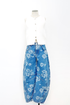 Good Luck Printed Barrel Jeans