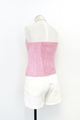 Indie Strapless Tweed Bustier Top