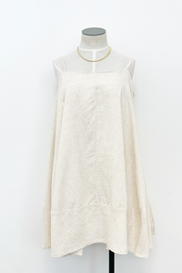 June Linen Adjustable Mini Dress