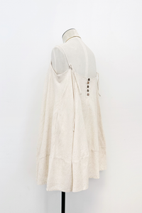 June Linen Adjustable Mini Dress