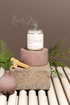 Meditation Glass Jar Candle