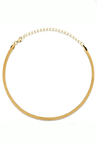 Nic Herringbone Choker Necklace