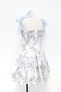 Organza Floral Mini Dress