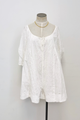 Oversized Puff Sleeve Romper