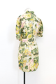 Pear Floral Button Up Dress