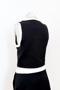 Rory Contrast Trim Top