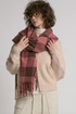 Rosewood Check Scarf-Pink