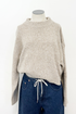 Rounded Neck Simple Boxy Sweater