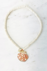 Sanibel Statement Beaded Seashell Necklace