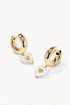 Sasha Heart Huggie Earring