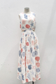 Seashells Side Cutout Maxi Dress
