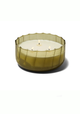 12 oz Ribbed Glass Candle