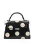 Maisel Vegan Polka Dot Top Handle Bag