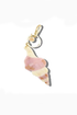 Hand Painted Bag Charm - Conch Shell