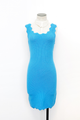 Steph Scalloped Hem Knit Mini Dress