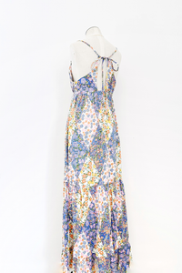Summer Soiree Floral Halter Maxi Dress