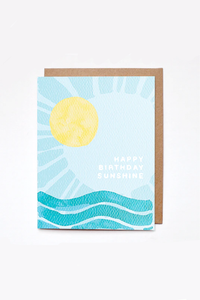 Happy Birthday Sunshine Card