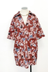 Tapestry Short Sleeve Shirt Dress