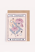 Tarot Flower Birthday Card