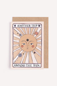 Tarot Sun Birthday Card