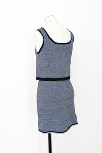 The Blues Stripe Mini Skirt