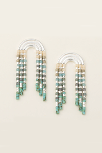 Chromacolor Miyuki Rainbow Fringe Earring